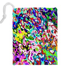 Colorful paint texture                                                Drawstring Pouch (5XL) from ArtsNow.com Back