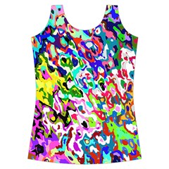 Colorful paint texture                                                   Criss cross Back Tank Top from ArtsNow.com Front