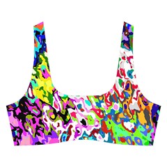 Colorful paint texture                                                   Cross Back Hipster Bikini Set from ArtsNow.com Front