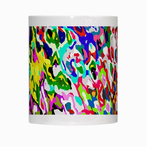 Colorful paint texture                                                    White Mug from ArtsNow.com Center