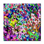 Colorful paint texture                                                    Tile Coaster