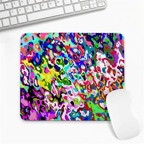 Colorful paint texture                                                    Large Mousepad from ArtsNow.com Front