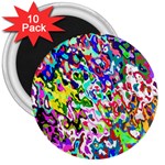 Colorful paint texture                                                    3  Magnet (10 pack)