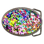 Colorful paint texture                                                    Belt Buckle