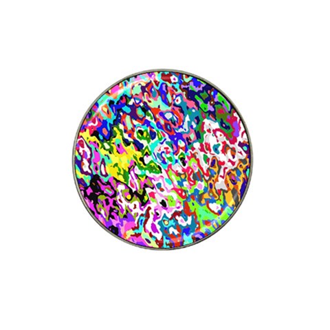 Colorful paint texture                                                    Hat Clip Ball Marker from ArtsNow.com Front