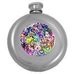 Colorful paint texture                                                    Hip Flask (5 oz)