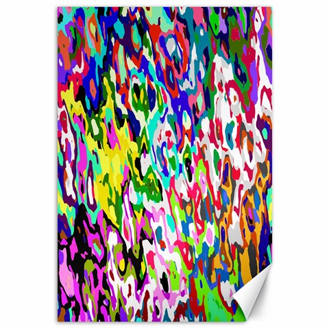 Colorful paint texture                                                    Canvas 12  x 18  from ArtsNow.com 11.88 x17.36  Canvas - 1