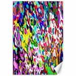 Colorful paint texture                                                    Canvas 12  x 18 