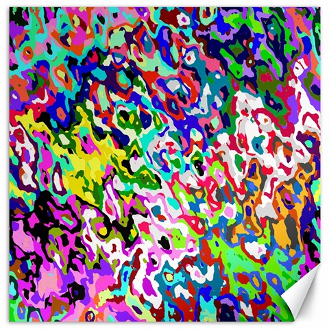 Colorful paint texture                                                    Canvas 16  x 16  from ArtsNow.com 15.2 x15.41  Canvas - 1