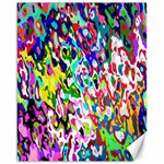 Colorful paint texture                                                    Canvas 16  x 20 