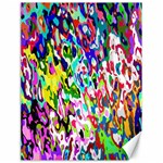 Colorful paint texture                                                    Canvas 18  x 24 