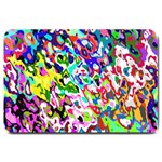 Colorful paint texture                                                    Large Doormat