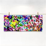 Colorful paint texture                                                    Hand Towel