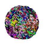 Colorful paint texture                                                   Standard 15  Premium Flano Round Cushion