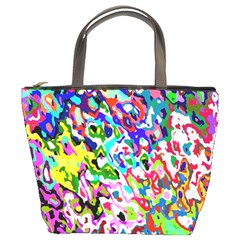 Colorful paint texture                                                    Bucket Bag from ArtsNow.com Front