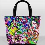 Colorful paint texture                                                    Bucket Bag