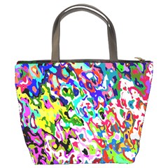 Colorful paint texture                                                    Bucket Bag from ArtsNow.com Back