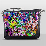 Colorful paint texture                                                    Messenger Bag