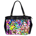 Colorful paint texture                                                    Oversize Office Handbag (2 Sides)