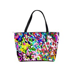 Colorful paint texture                                                    Classic Shoulder Handbag from ArtsNow.com Back