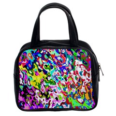 Colorful paint texture                                                    Classic Handbag (Two Sides) from ArtsNow.com Front