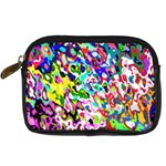 Colorful paint texture                                                    Digital Camera Leather Case