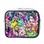 Colorful paint texture                                                    Mini Toiletries Bag (One Side)