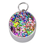 Colorful paint texture                                                    Silver Compass (Mini)