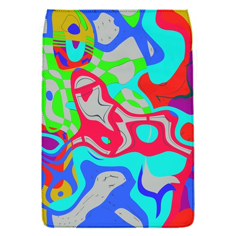 Colorful distorted shapes on a grey background                                                    BlackBerry Q10 Hardshell Case from ArtsNow.com Front