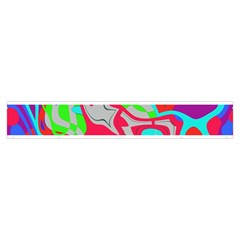 Colorful distorted shapes on a grey background                                                Makeup Case (Medium) from ArtsNow.com Zipper Front