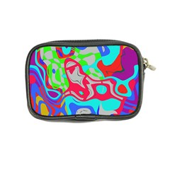 Colorful distorted shapes on a grey background                                                     Coin Purse from ArtsNow.com Back