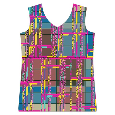 Colorful shapes texture                                                   Women s Basketball Tank Top from ArtsNow.com Front