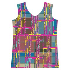 Colorful shapes texture                                                   Women s Basketball Tank Top from ArtsNow.com Front