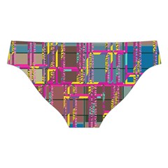 Colorful shapes texture                                                  Cross Back Hipster Bikini Set from ArtsNow.com Back Under