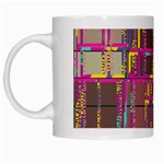 Colorful shapes texture                                                   White Mug