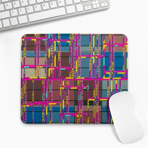 Colorful shapes texture                                                   Large Mousepad from ArtsNow.com Front