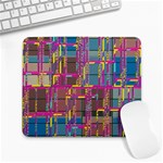 Colorful shapes texture                                                   Large Mousepad