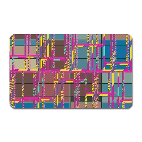 Colorful shapes texture                                                   Magnet (Rectangular) from ArtsNow.com Front