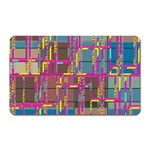 Colorful shapes texture                                                   Magnet (Rectangular)