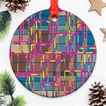 Colorful shapes texture                                                   Ornament (Round)