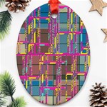 Colorful shapes texture                                                   Ornament (Oval)