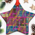 Colorful shapes texture                                                   Ornament (Star)