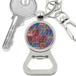 Colorful shapes texture                                                   Bottle Opener Key Chain