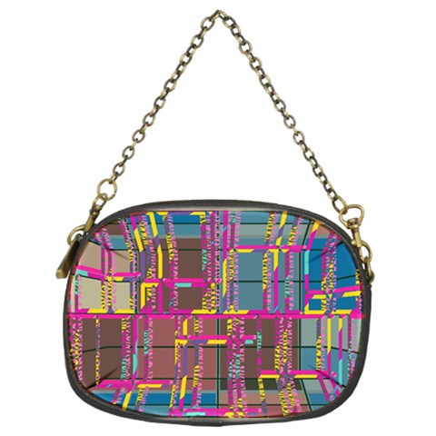 Colorful shapes texture                                                   Chain Purse (Two Sides) from ArtsNow.com Front