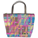 Colorful shapes texture                                                   Bucket Bag