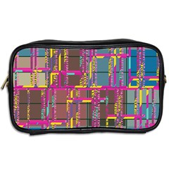 Colorful shapes texture                                                   Toiletries Bag (Two Sides) from ArtsNow.com Back