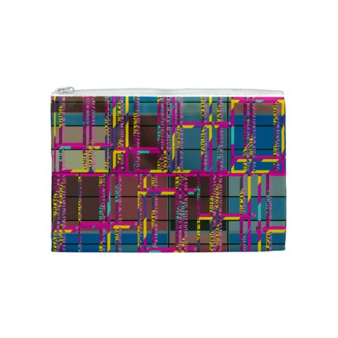 Colorful shapes texture                                                   Cosmetic Bag from ArtsNow.com Front