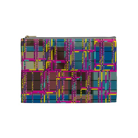 Colorful shapes texture                                                   Cosmetic Bag from ArtsNow.com Front