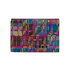 Colorful shapes texture                                                   Cosmetic Bag from ArtsNow.com Back