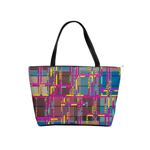 Colorful shapes texture                                                   Classic Shoulder Handbag from ArtsNow.com Front